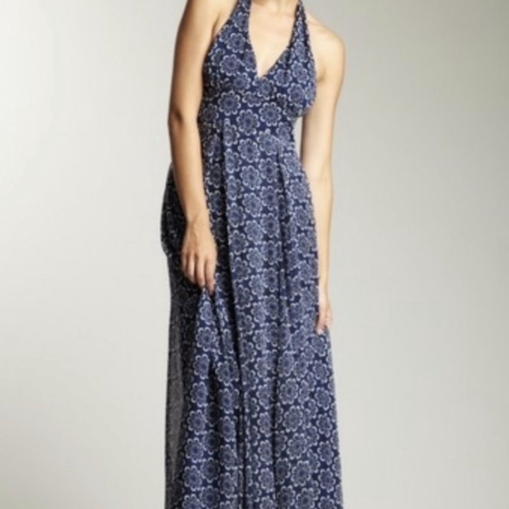 NWT Adam by Adam Lippes Navy Silk Dress